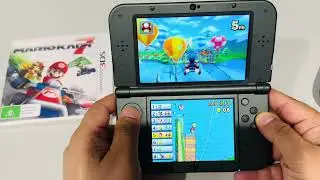 Nintendo 3DS Mario Kart 7 Mushroom Cup Toad Ciruit Daisy Hills Cheep Cheep Cape Shy Guy Bazaar #game