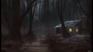 Rain in the creepy Forest | Relaxing Sounds