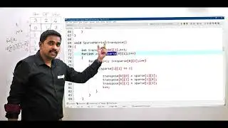 Sparse Matrix Transpose | Data Structures