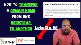 How to Transfer a Domain Name From One Registrar to Another🆙 Lets Do It Together LIVE Step By Step📈