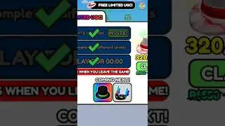 Sniping "Red Lighting Fedora of SQL" in Carry A Friend #roblox #limited #ugc #shorts