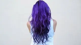 How I dye my hair purple & blue ♥ DIY