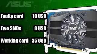 The easy repair of a DDR4 GT 1030