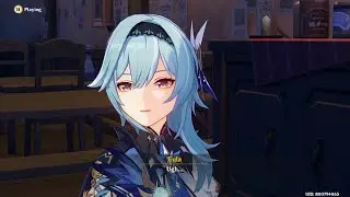 Lumine making Coffee for drunk Eula - Genshin Impact