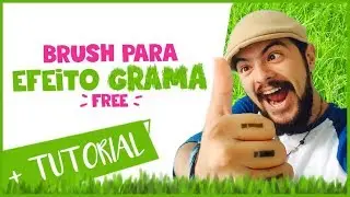 Brush Free para Photoshop com Tutorial [EFEITO GRAMA]