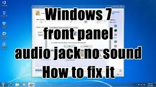 how to fix computer front panel headphone jack no sond problem