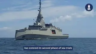 Greece's First FDI HN Frigate Kimon in sea trials