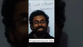 Importance of programming in DSA.     