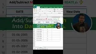 SECRET Formula to Add or Subtract Months from Dates! 😮 Excel Formula For Job Interview 