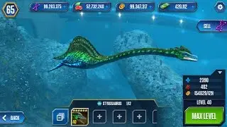 STYXOSAURUS level 40 AQUATIC DINO - Jurassic World The Game