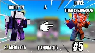 DE GODLY TV MAN A HYPER TITAN SPEAKERMAN! ( DIA 5 ) #toilettowerdefense