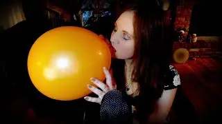 Blowing Up 10 Balloons + Balloon Deflating & Tapping  |  Balloon ASMR