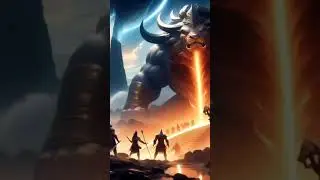Odin vs the giant of fire #shorts #norsemythology #odin