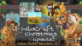 WildCraft Christmas update?! ~ no sneak-peaks but we still got the update? - showcase ✨❄️