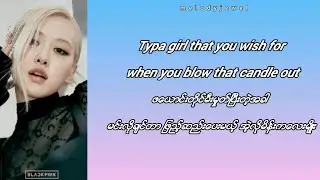 BLACKPINK - Typa Girl mmsub | Myanmar Subtitle