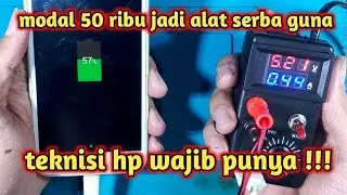 membuat power supply untuk servis hp | cara mudah merakit power supply multifungsi !