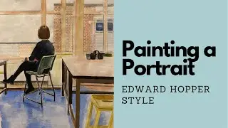 Portrait Painting from Photo in Acrylic