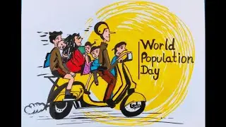 World Population Day Drawing | World Population Day Poster | Poster on World Population Day |