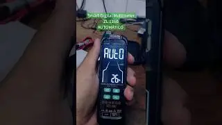 Smart Digital Multímetro ZL 126B AUTOMÁTICO 👍