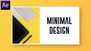 Minimal Design Animation in After Effects - After Effects Tutorial