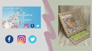 A Christmas, Easel, Shaker Card|Timelapse|ReflectionsByJane
