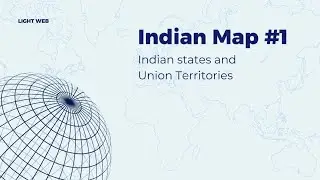 Geography: Indian Map #1 // UP Board Class 10 Indian states and Union Territories..//