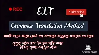 Grammar Translation Method (Details)
