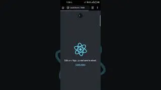 run ReactJS on android phone 