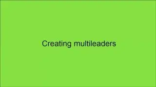49   Creating multileader