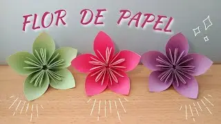 Flor de papel #1 -  Paper flower #1