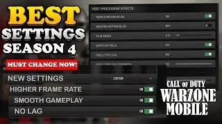 Best Settings for No Lag and Max FPS Gameplay in Warzone Mobile!