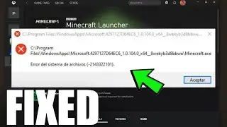 Fix: File system error (-2143322101) when attempting to install/play Minecraft