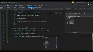 Visual Programming with C# - Create, Show and Manipulate XML Files with Visual C# (Part 2)