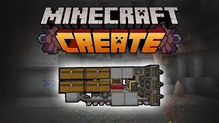 Minecraft. Гайд по моду Create: Как построить бур на версию 1.20.1.