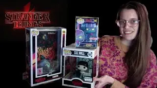 Stranger Things Blacklight Vecna Funko Pop/ Eddie Munson Netflix Shop Exclusive Funko Pop