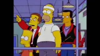 HOMER BECOMES A MOUNTAIN CLIMBER