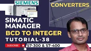 Siemens PLC Training 38 - Converters in PLC | BCD to Interger Conversion Ladder Logic Example