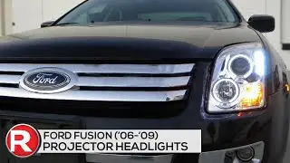 Demo: Spec-D Projector Headlights Ford Fusion (06-09) LED Halo - Black or Chrome