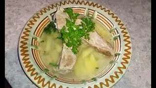 Вкуснейший суп из свиных ребрышек по деревенски.Delicious pork ribs soup on the village.