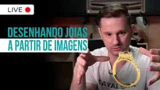 Como desenhar joias a partir de imagens no Rhinoceros e validar se sua peça pode ser impressa em 3D