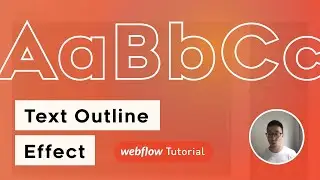 How to Create a Stunning Webflow Text Outline Effect (Custom Code)