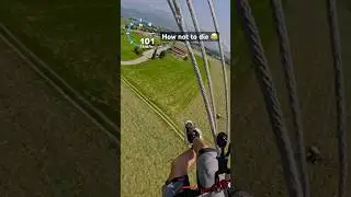 How not to die with 100 km/h speed landing 😂