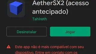Como Baixar e instalar Emulador AetherSX2 PS2 No seu Android 8 64bits! de 4G RAM incompatível 😢