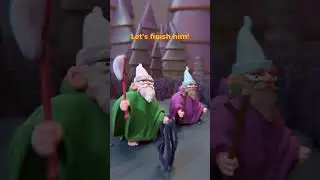 Cheese magic 🧀 Knights have enchanted armor! Why no one warned the Gnomes?#gnome #darkfantasy