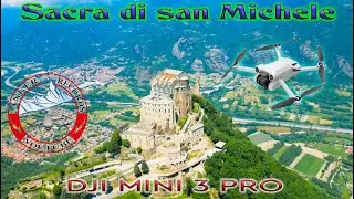 Sacra di san Michele. Dji Mini3 PRO. Italia