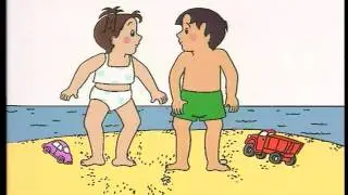 Mimi Cracra découvre la mer et s'amuse avec le sable ! | Dessin animé pour enfants