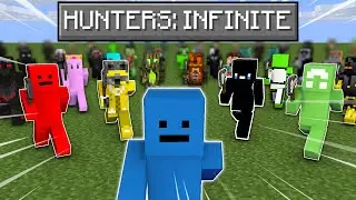Minecraft Manhunt, But There's Infinite Hunters...