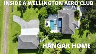 Step Inside This Luxurious $3 Million Hangar Home For Rent! #aeroclub #wellingtonaeroclub