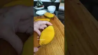 Postre de queso 🧀 y mango🥭 #recetas #postressaludables #mangorecipe