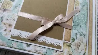 PAGE No 4. TUTORIAL | Life stories- Mintay by Karola | 8x8 | pop up scrapbook